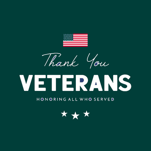 Thank Veterans. We honor all who served.